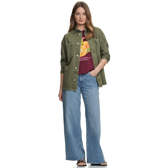 Jonas Nielsen Damen Wide-Leg-Jeans im 5-Pocket-Style