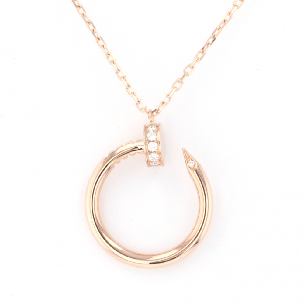 Cartier Juste un Clou Diamond Necklace 18K Rose Gold