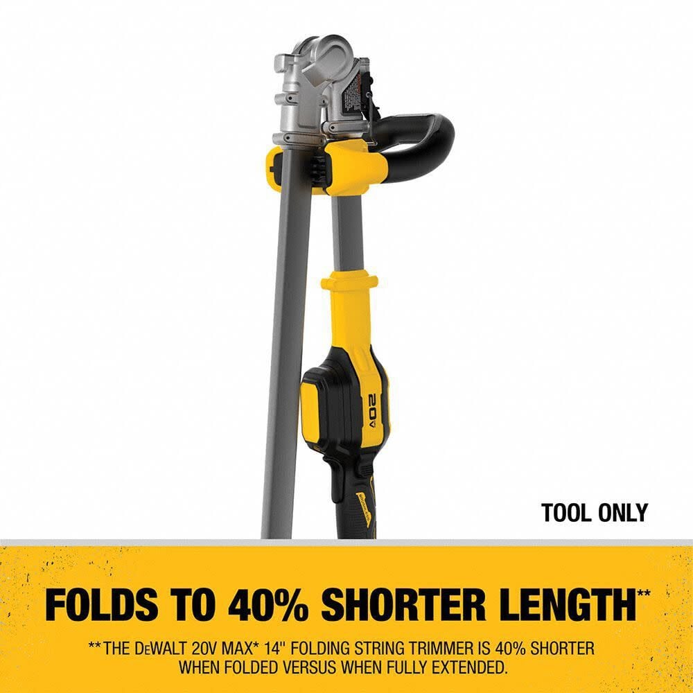 DEWALT 20V MAX* 14 in. Folding String Trimmer DCST922B