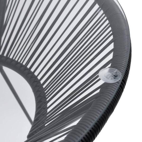 vidaXL Patio Dining Table Black ?27.6