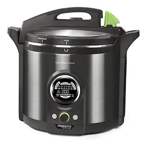 Presto 02144 Digital Pressure Canner – 12-Quart Stainless Steel with Smart Programming