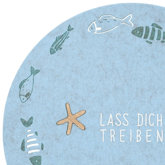 My Home Platzset mit Fisch-Motiven