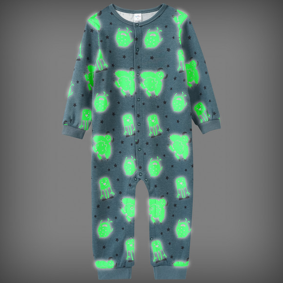 Topomini Baby Schlafanzug mit leuchtendem Print