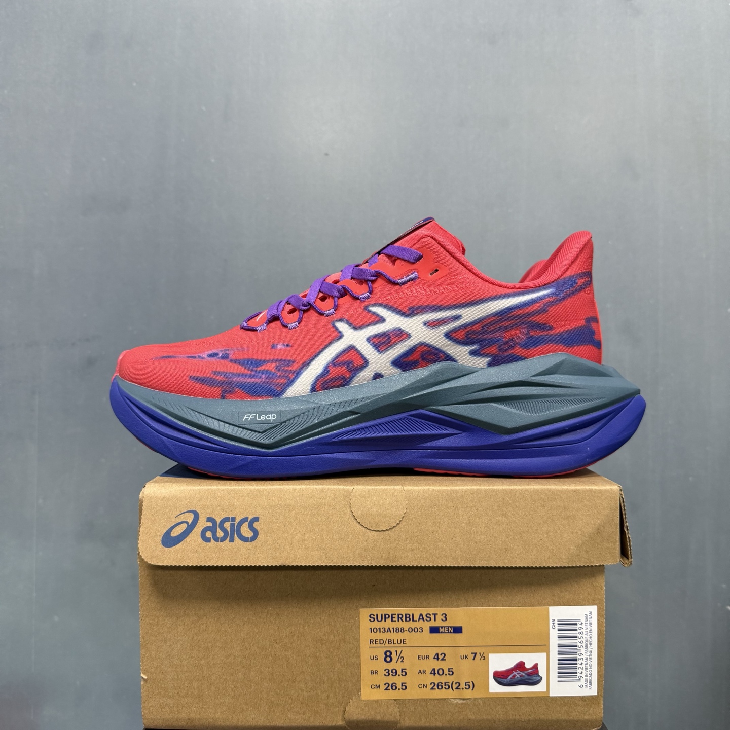 ASICS Superblast 3 Red/Blue