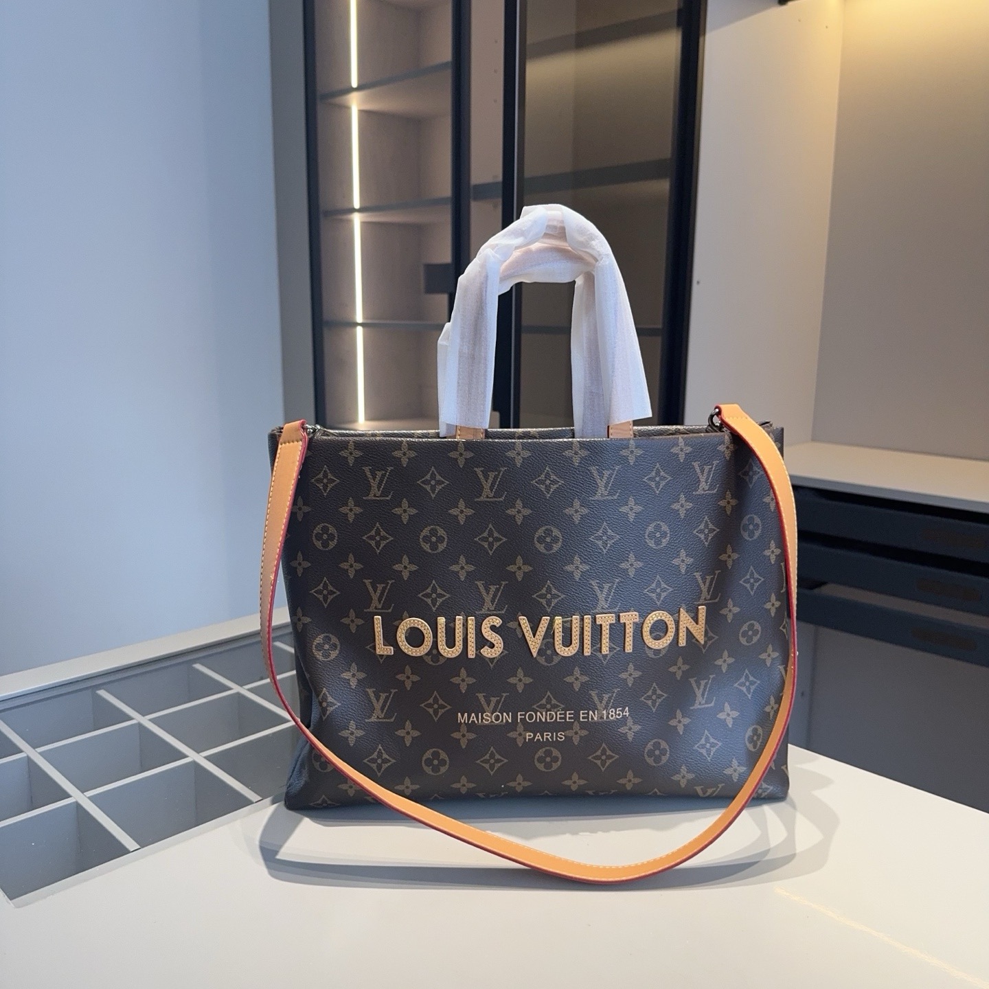 LV sopper shopping tote bag - cnluxepick