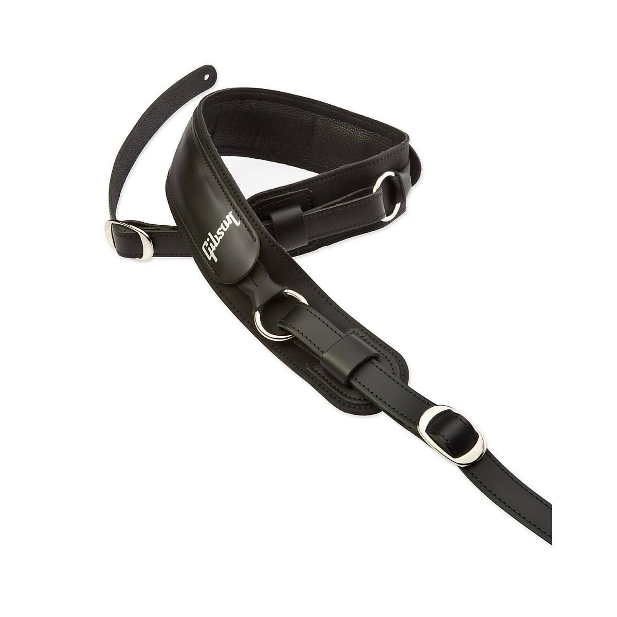 Gibson Slingshot Leather Guitar Strap (Black)