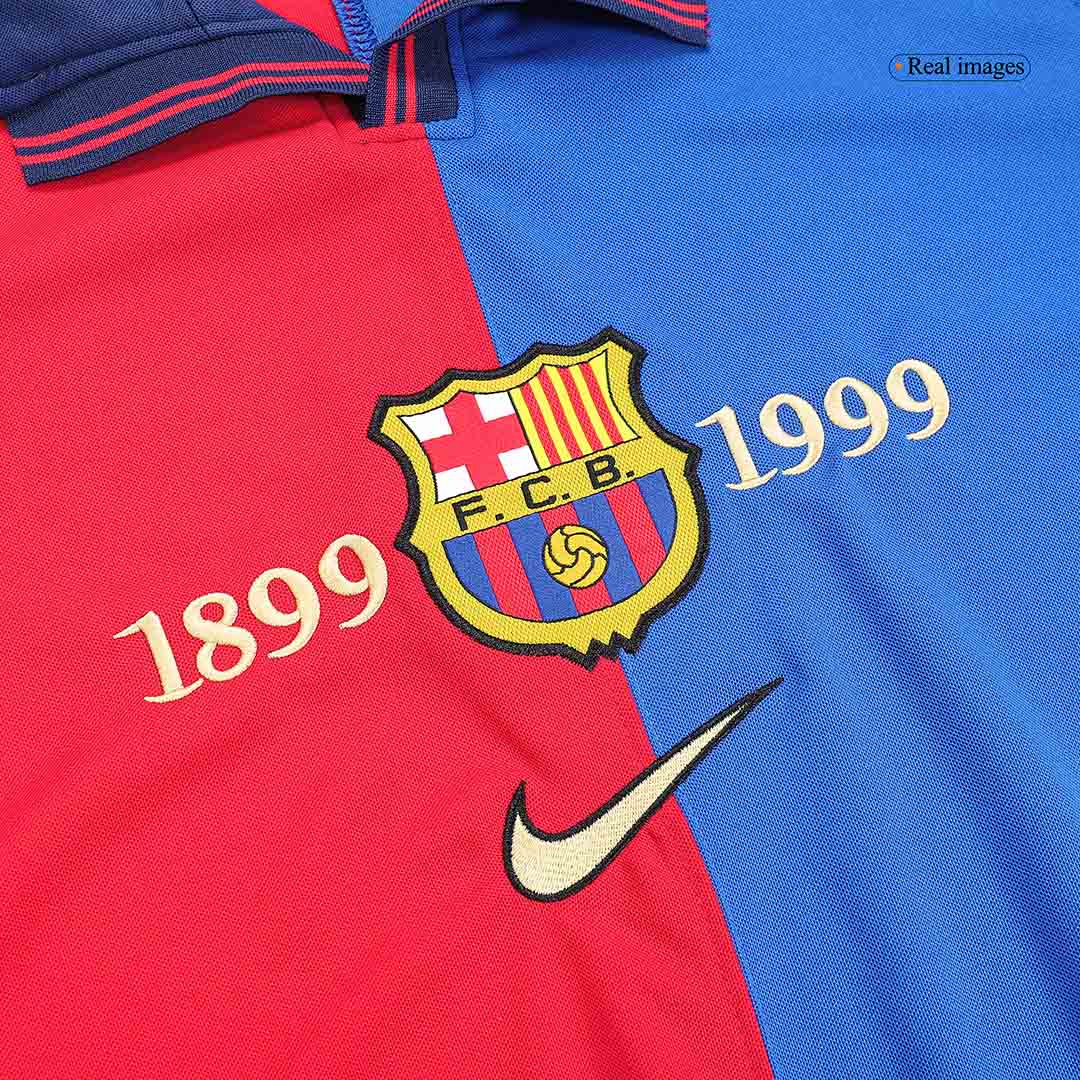 Retro Jersey Barcelona Home Long Sleeve 1999/00