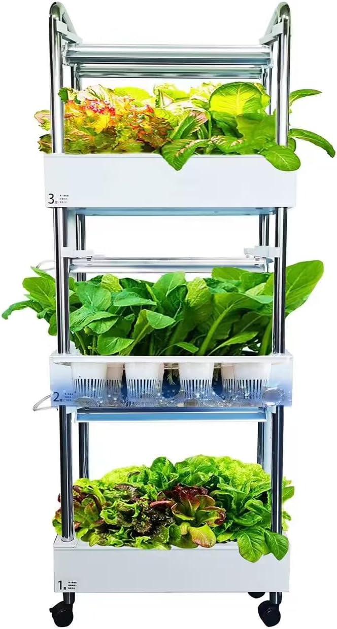 Hydroponics Growing System Plant Germination Kits Hydrophonic Planter for Indoor Garden Vegetable Herb Microgreens Growing Aerogarden Gardening Gifts 36 Large Pods(≈ 5X Small Pods)