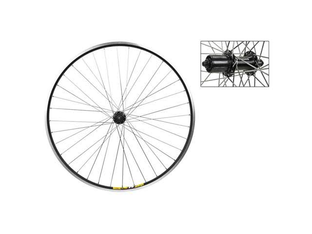 Wheel Master Wheel Rear 700c Weinmann Zac19 Black MSW 36 Alloy 8S Cass Black SS2.0SL