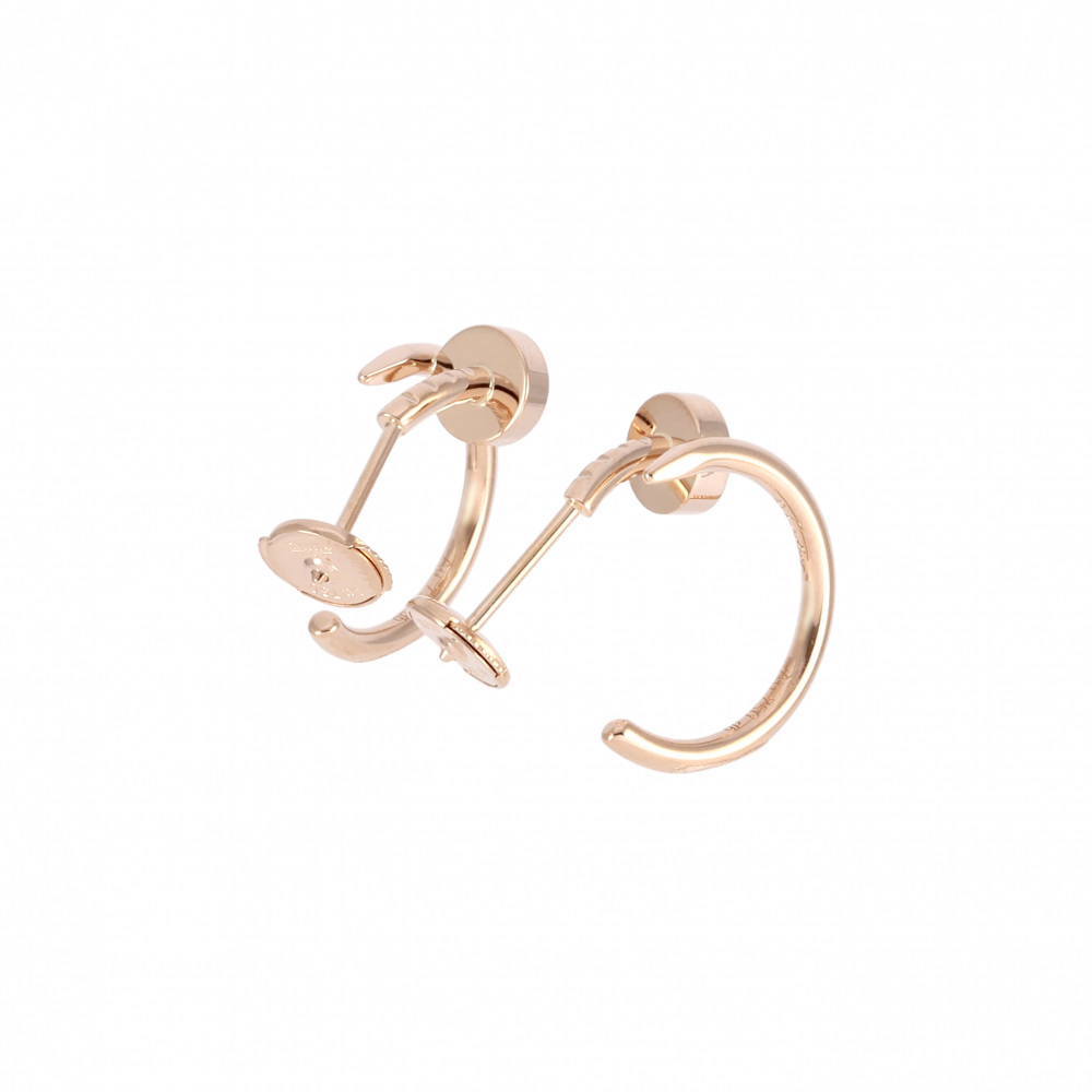 Cartier Juste un Clou Earrings 18K Rose Gold B8301234