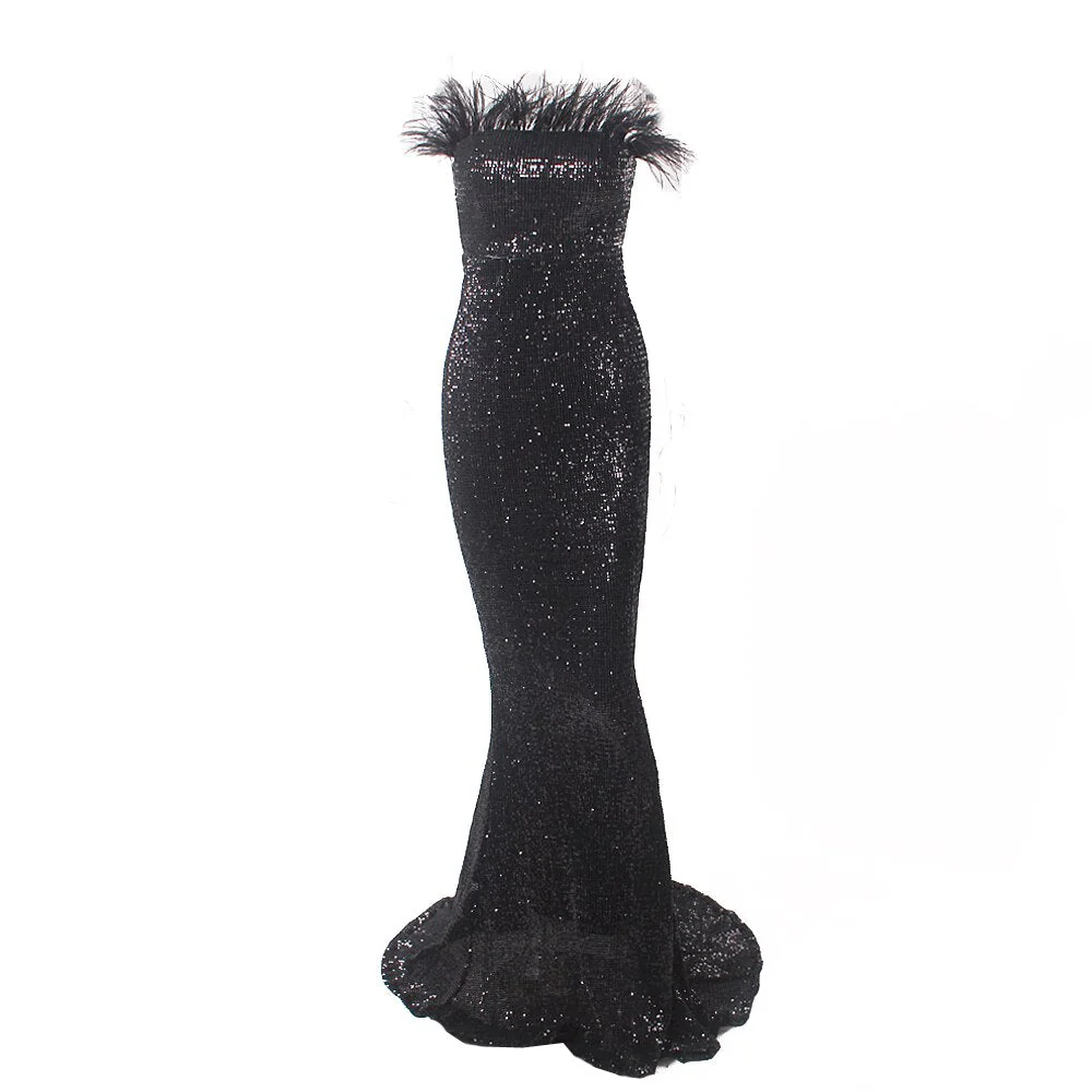 Sequin Mermaid Maxi Dress | Evening GownClistos