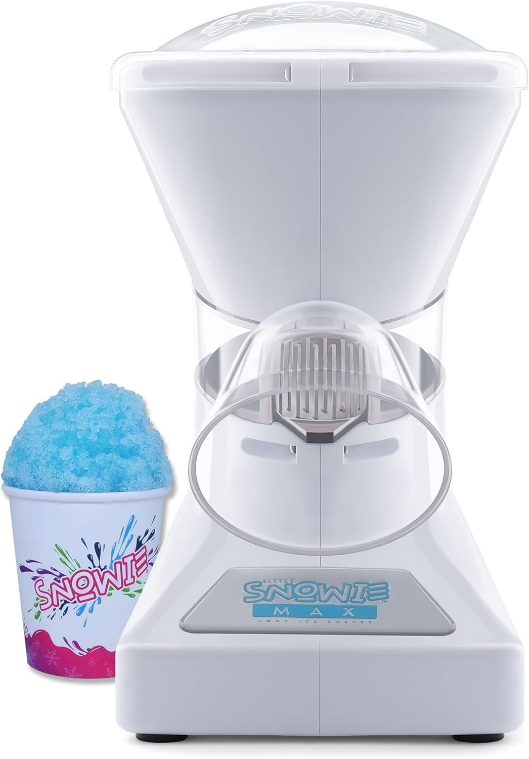 Snow Cone Machine – Premium Shaved Ice Maker, With Powder Sticks Syrup Mix, 6-Stick Kit, Light Blue