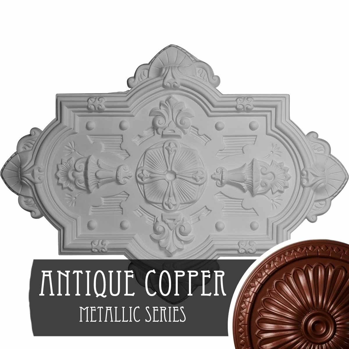 29 1/8x22H x 38 1/8x22W x 1 3/4x22P Cathedral Ceiling Medallion (Ultra Pure White)