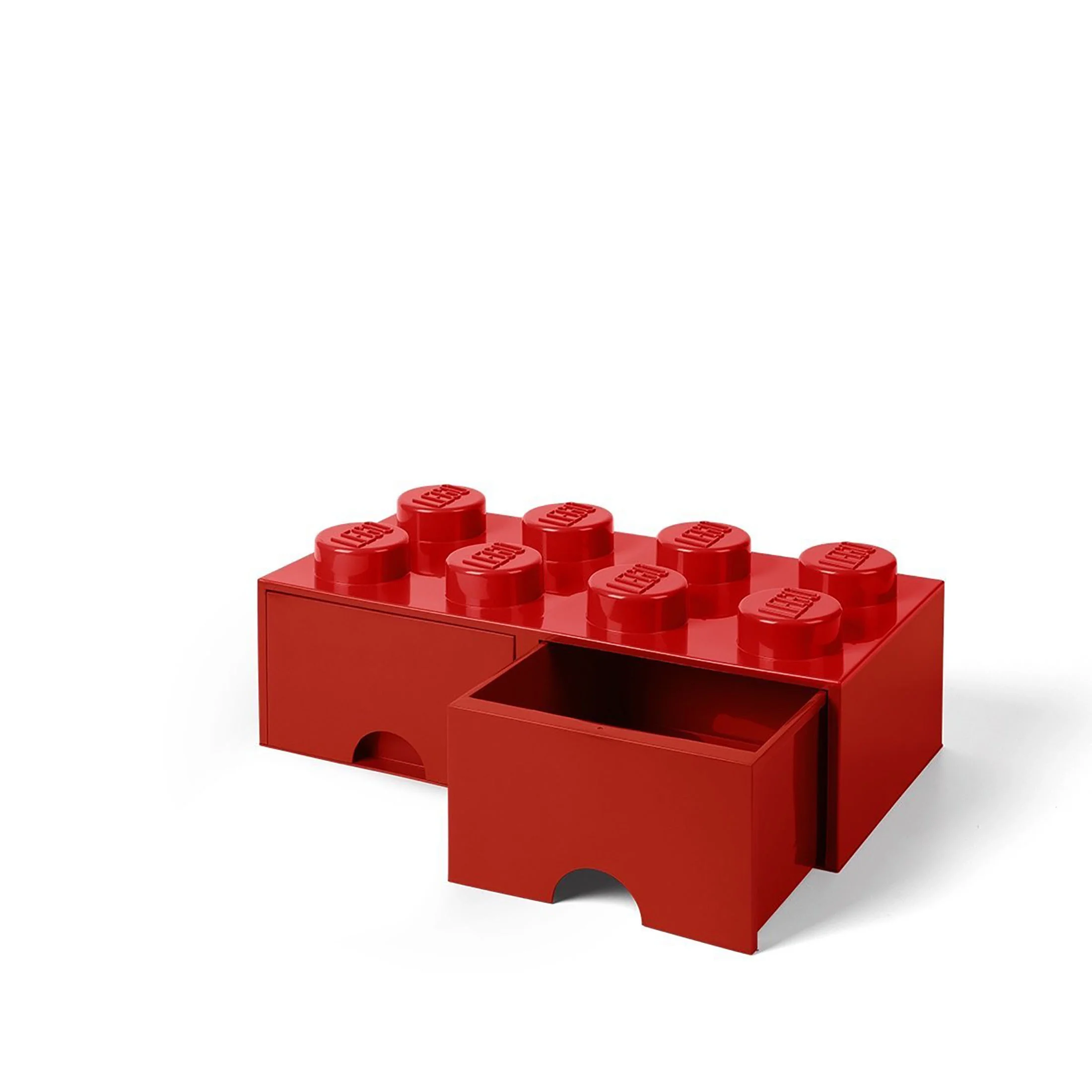 LEGO Storage Brick 8 (2 Drawers) - Red
