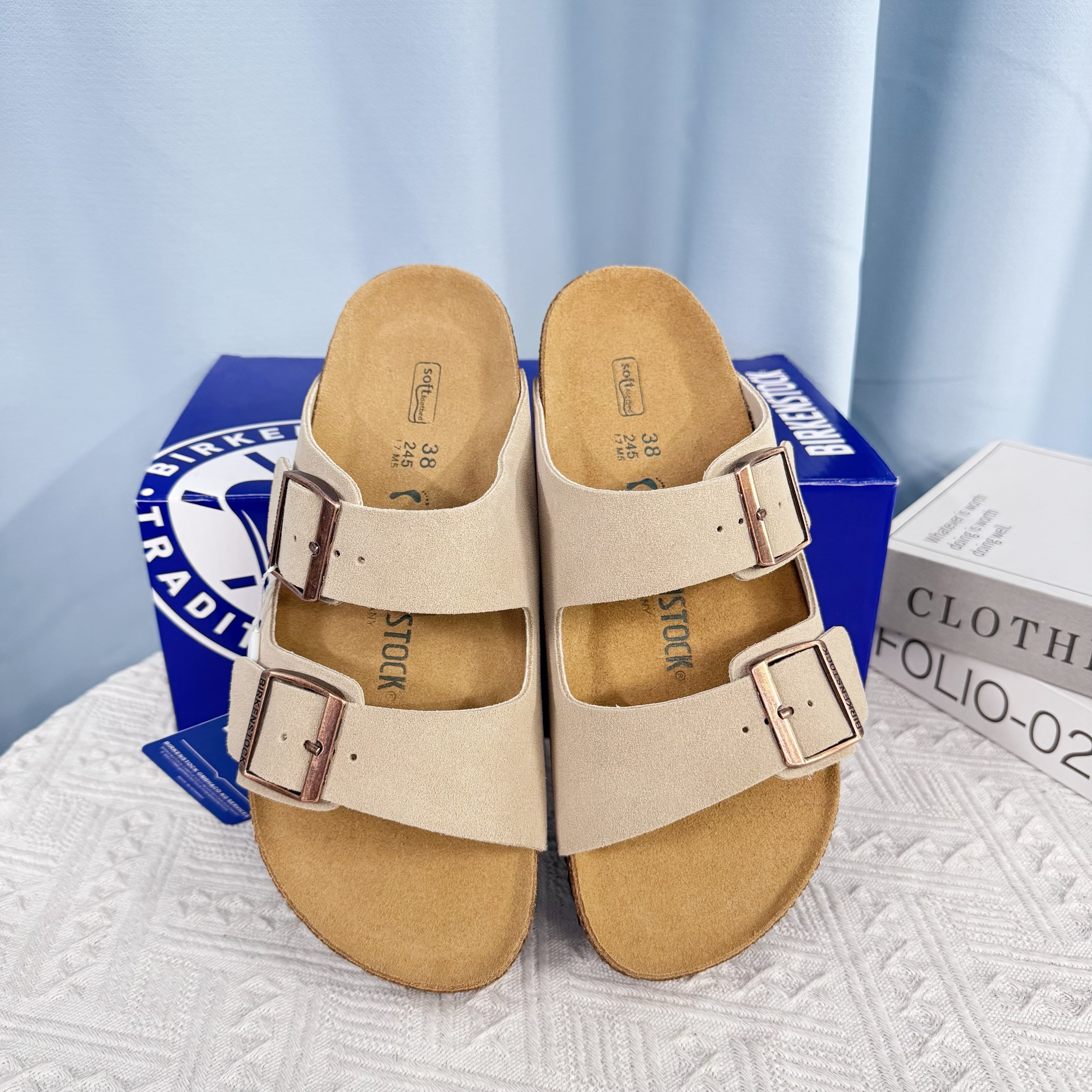 Birkenstock Arizona Suede Casual Sandals