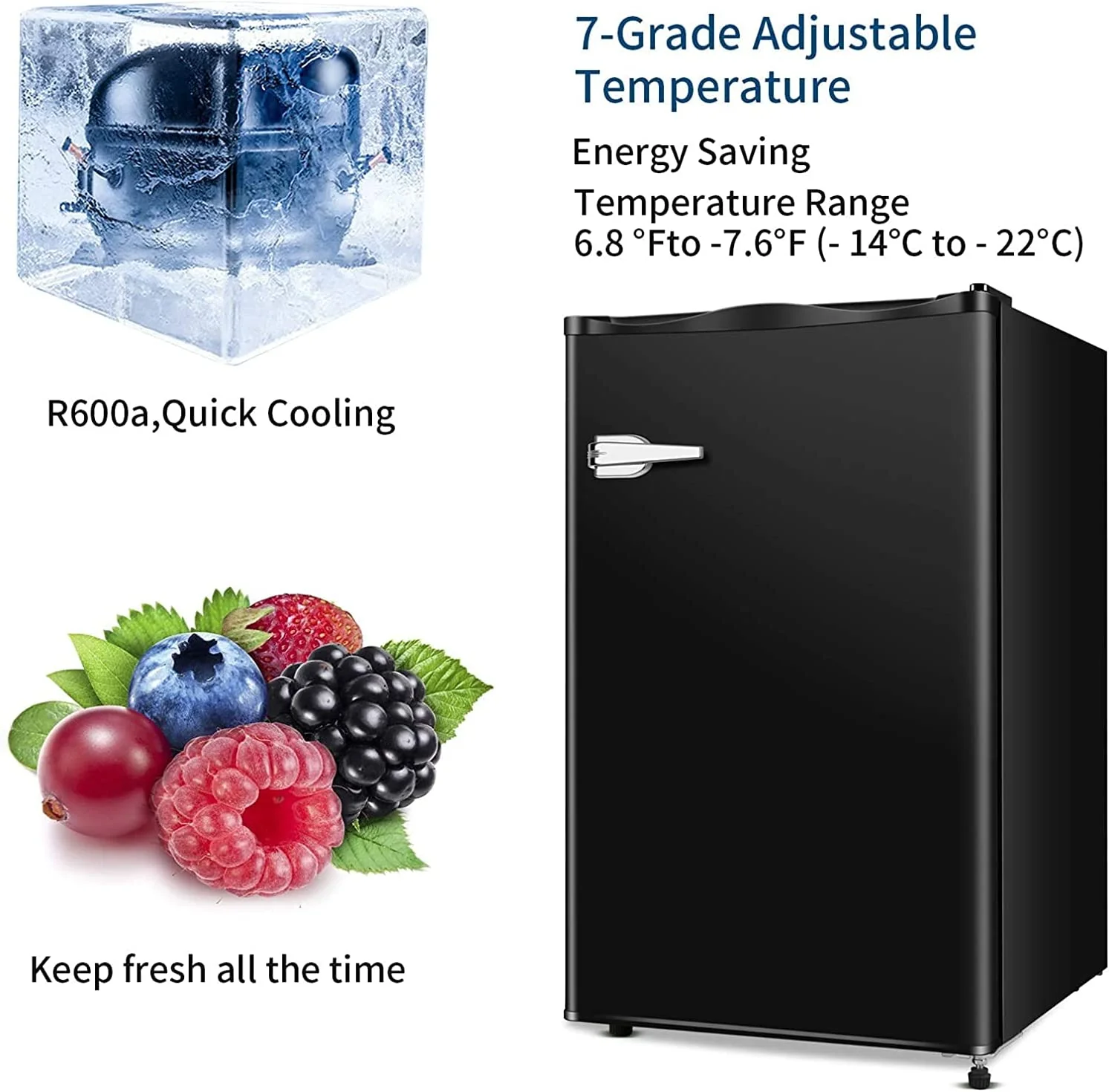 Compact Upright Freezer