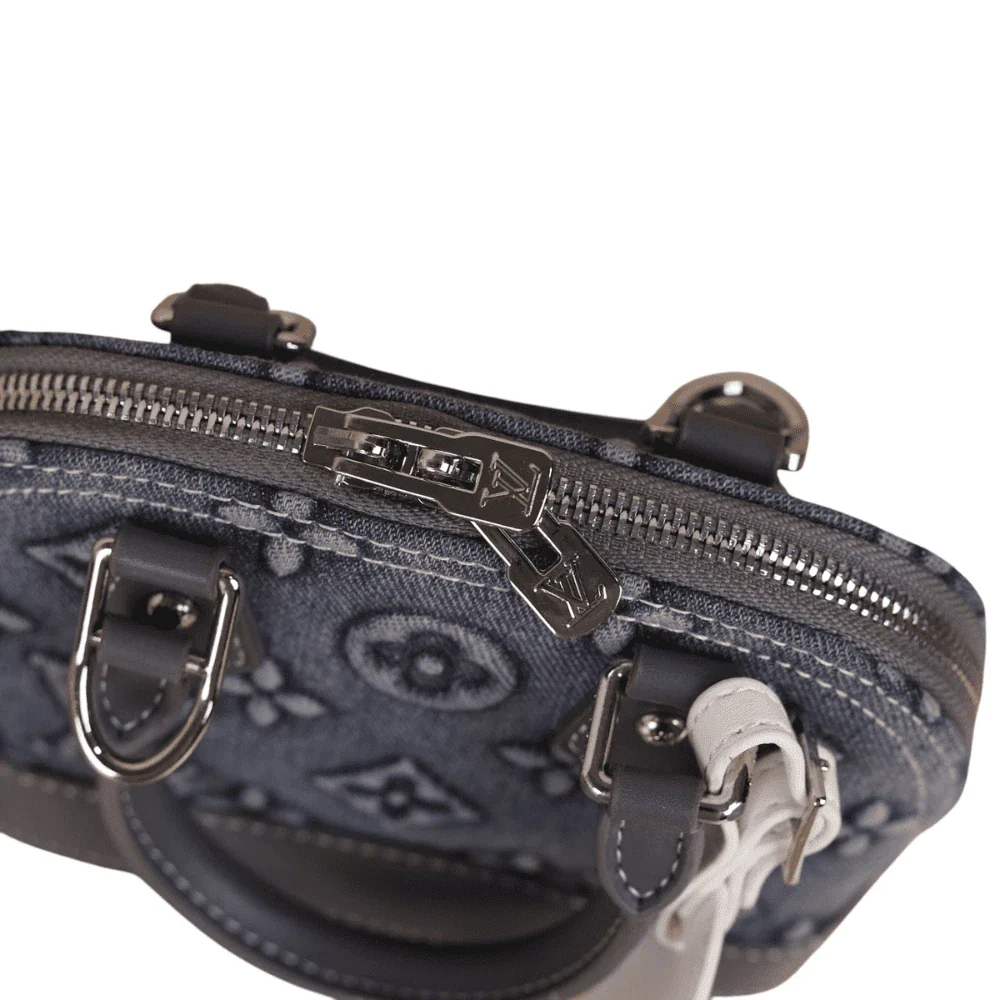 Louis Vuitton Mini Alma Denim Monogram Bag