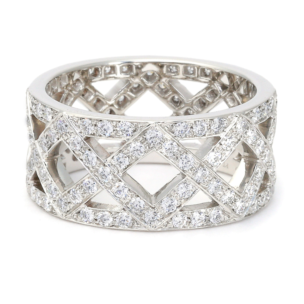 Tiffany & Co. Bladet Ring Platinum Diamond
