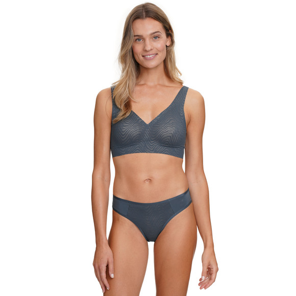 Gina Benotti Damen Seamless-Slip mit Spitzeneinsatz