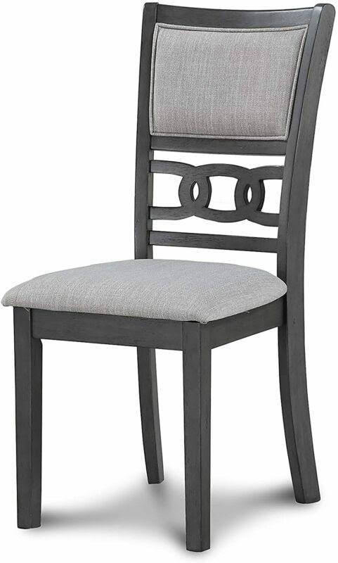 GIA Gray Round 5-Piece Dining Set from New Classic