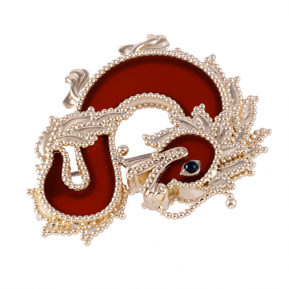 Van Cleef & Arpels K18YG Yellow Gold Brooch