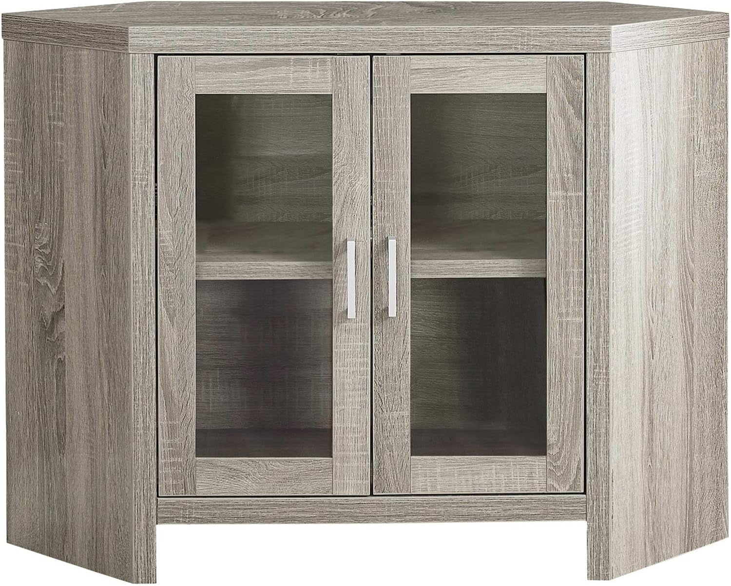 I Corner With Glass Doors TV Stand, 42
