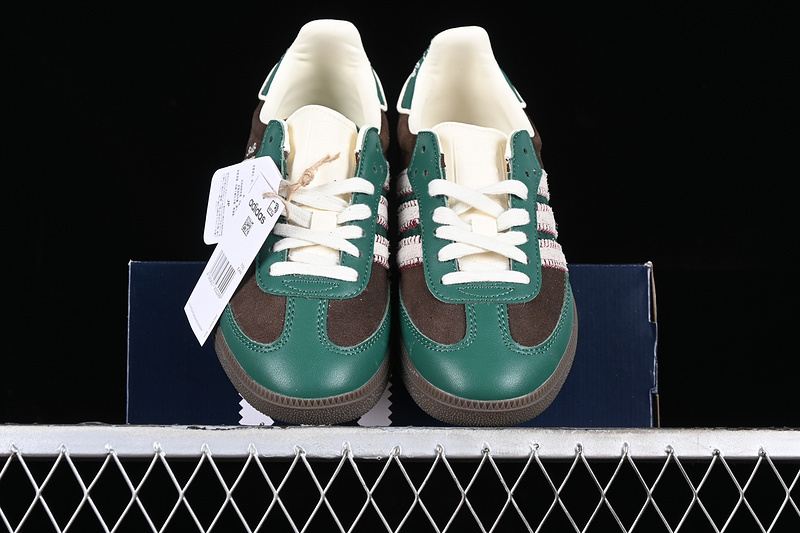 Adidas Samba Og White/Brown/Green IG6022