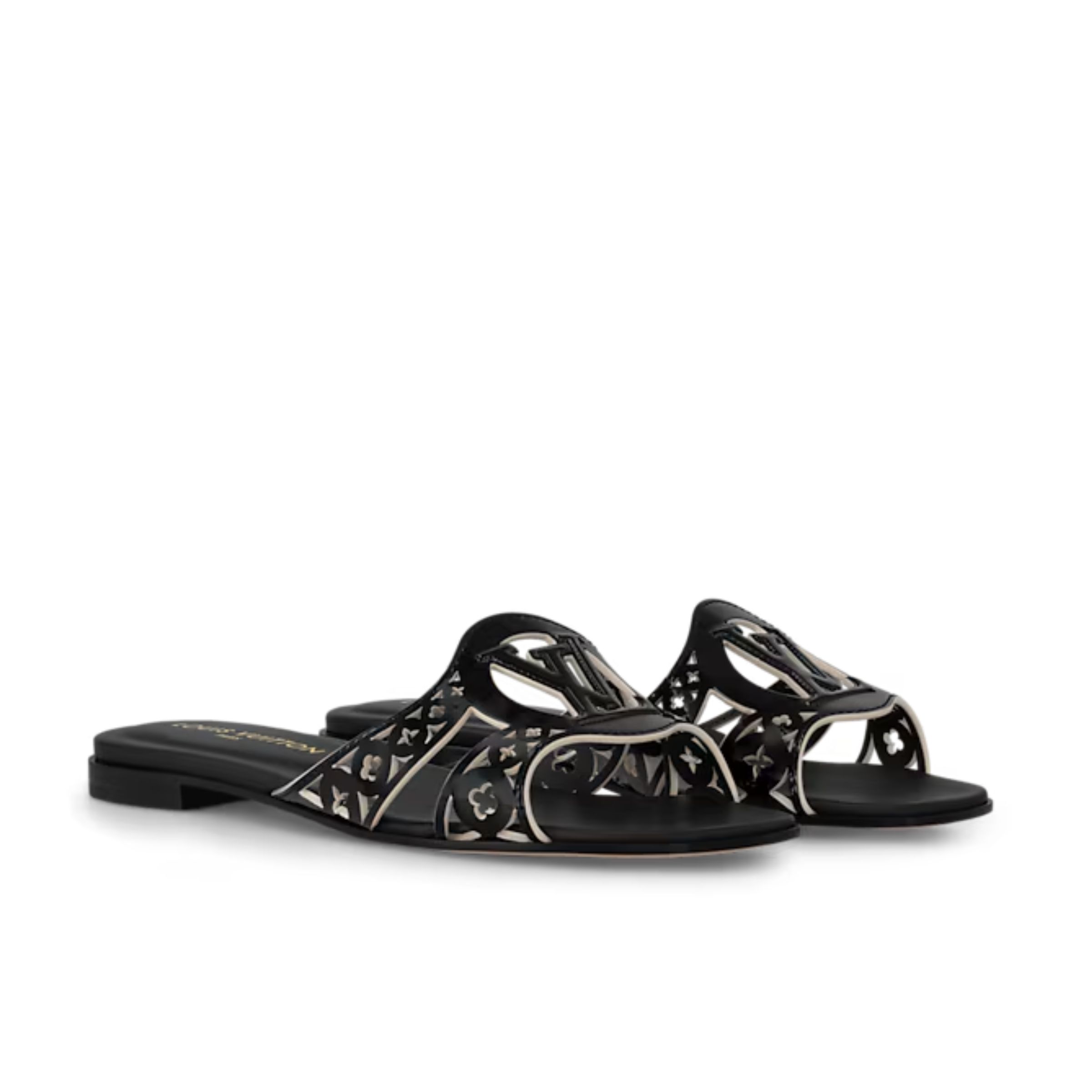 Louis Vuitton LV Isola Flat Mule Black 1AGYOE