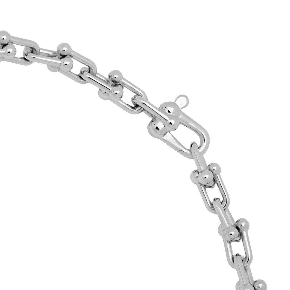 Tiffany & Co. Hardware Microlink Bracelet Sterling Silver 60423393