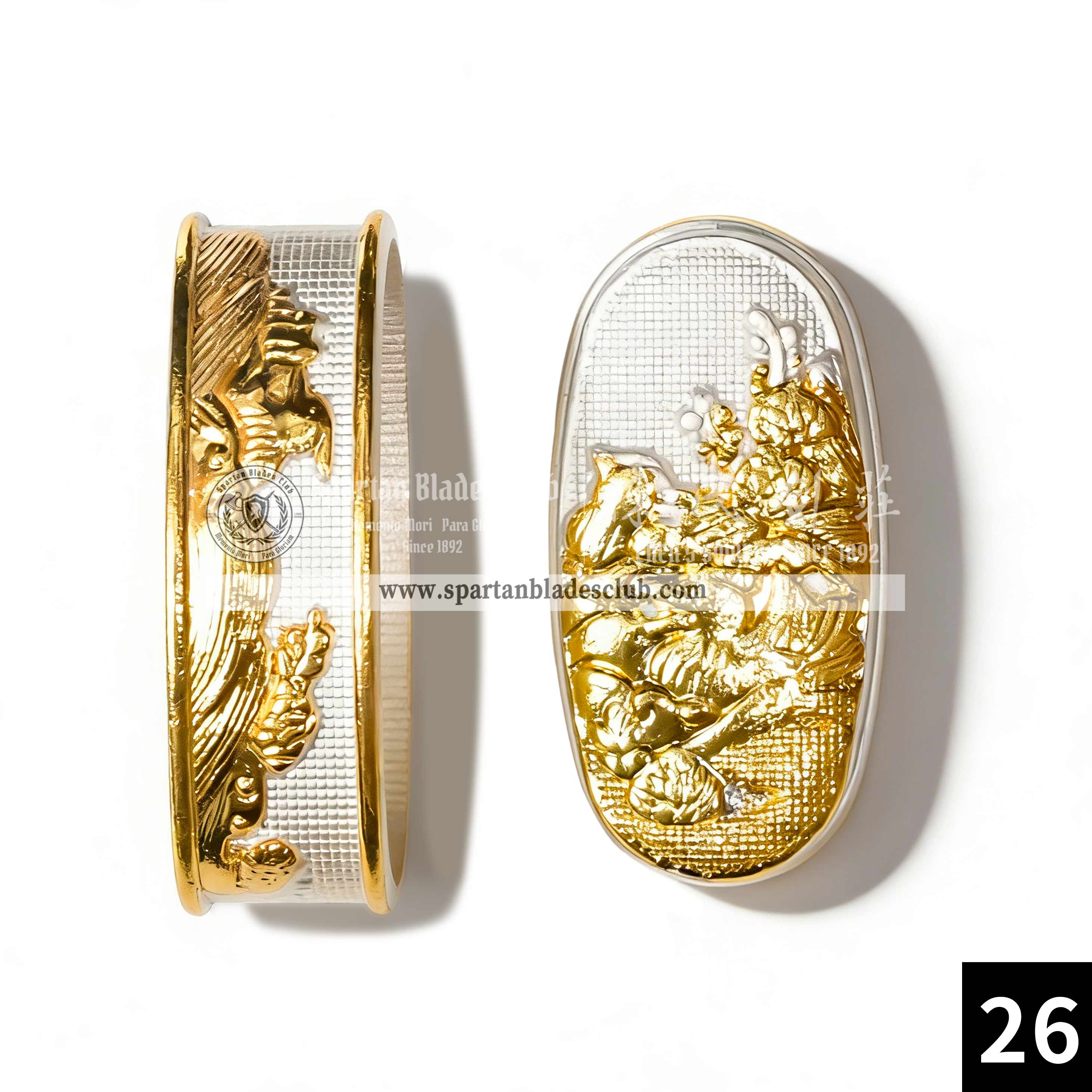 Custom Your Katana | Fuchi&Kashira | Spartan Blades Club | CHEN'S SWORDS 1892 - Spartan Blades Club - 陳氏劍莊1892