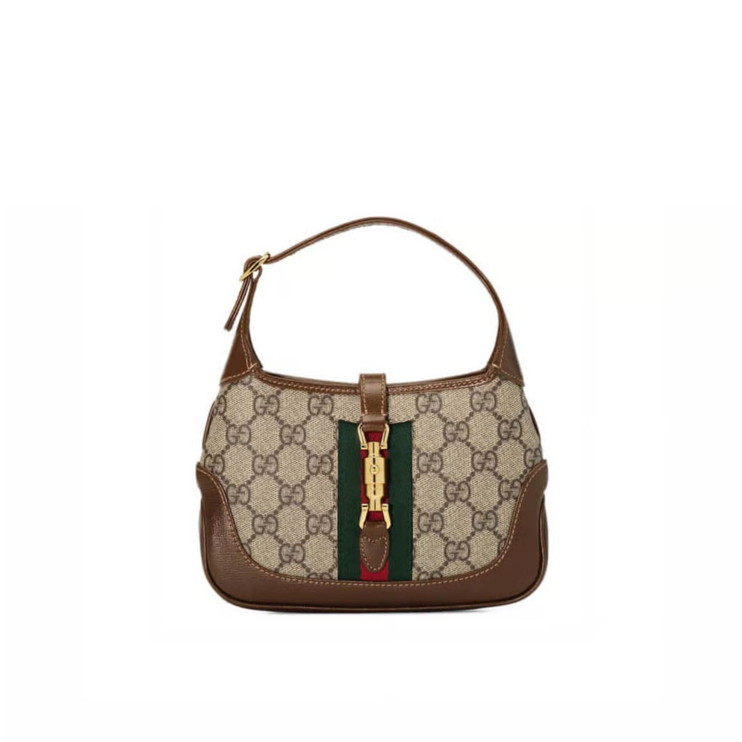 Gucci Jackie 1961 Mini Shoulder Bag in GG Canvas 19cm