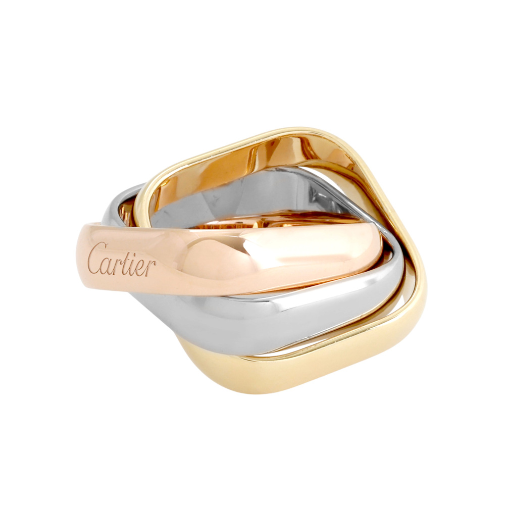 Cartier Trinity Ring Tri-Gold B4239900
