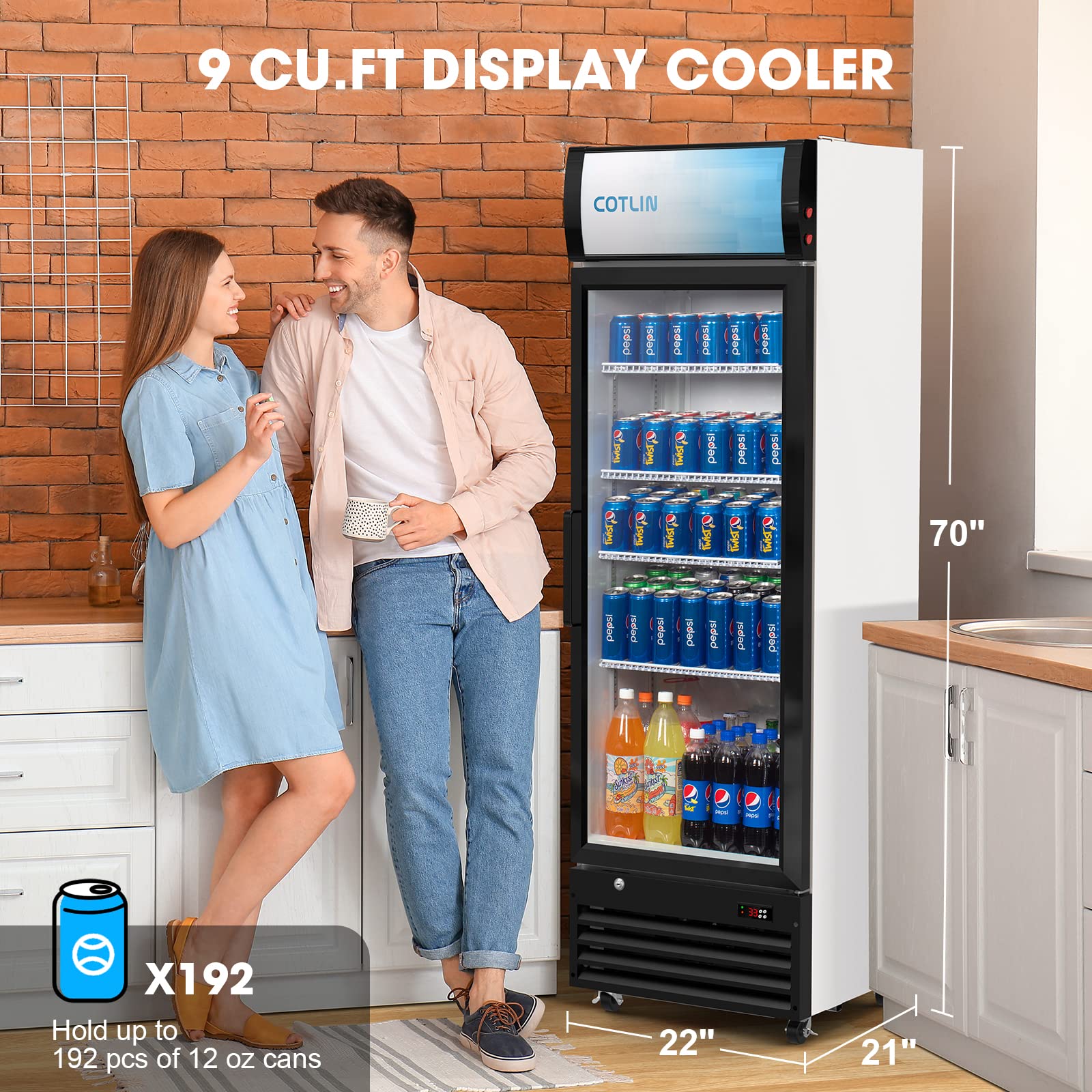 COTLIN Commercial Merchandiser Refrigerator Lighting