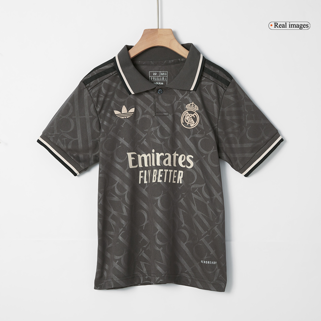 Real Madrid Third Away Kids Soccer Jerseys Kit
