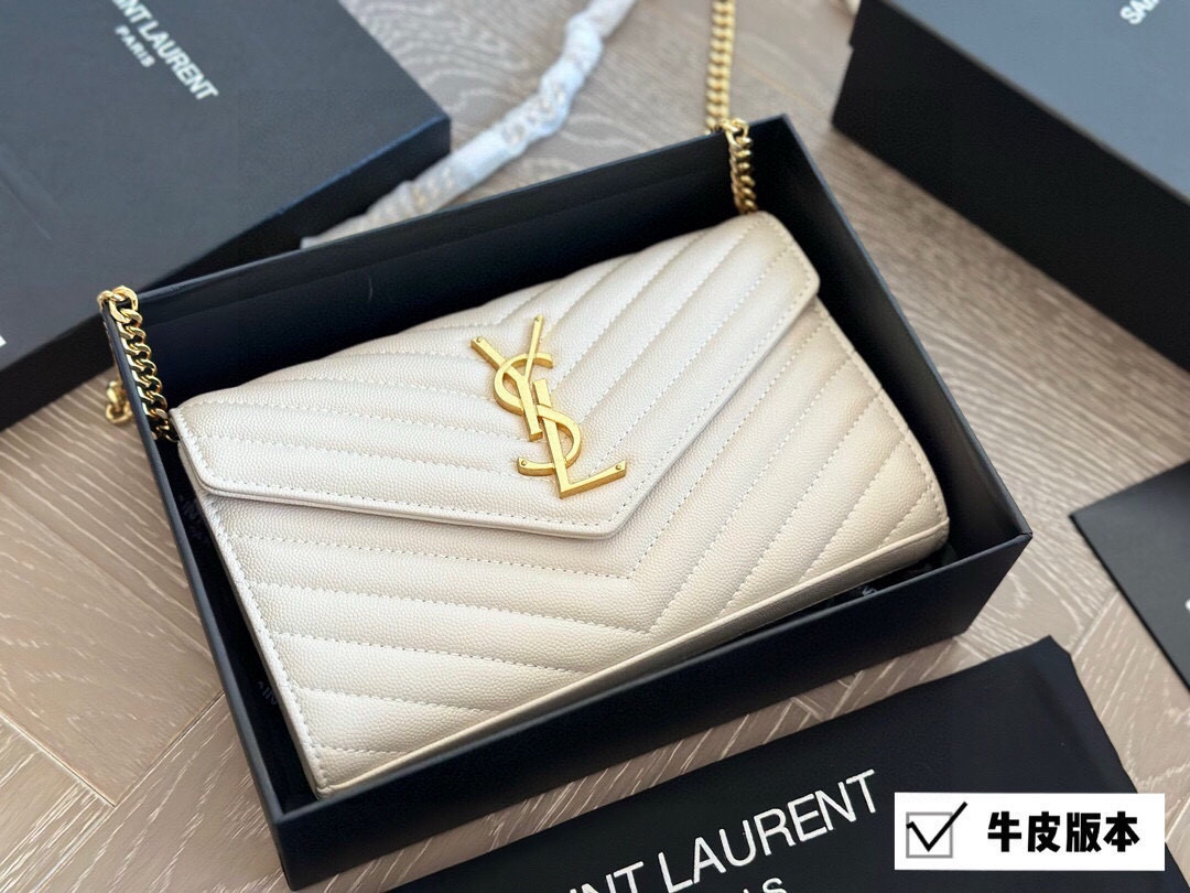 YSL WOC Caviar Cowhide Chain Bag - cnluxepick