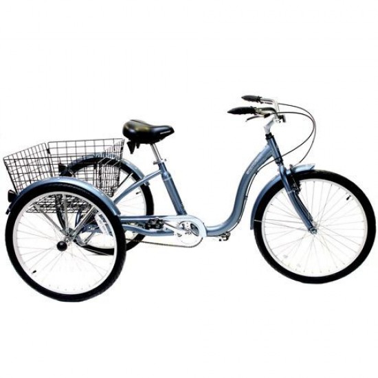 24″ Meridian Tricycle, Grey