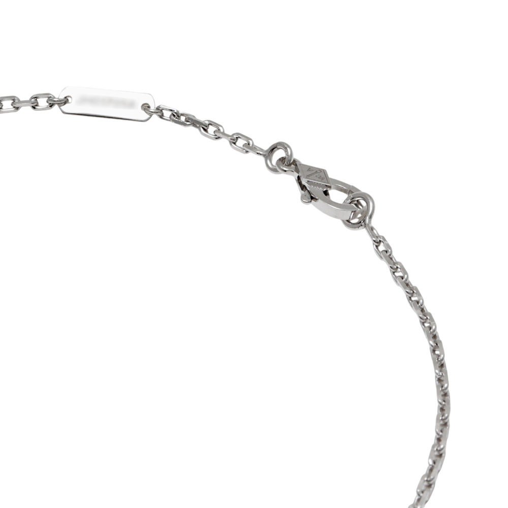 Van Cleef & Arpels Flower Lace Necklace 18K White Gold Diamond VCARP05200