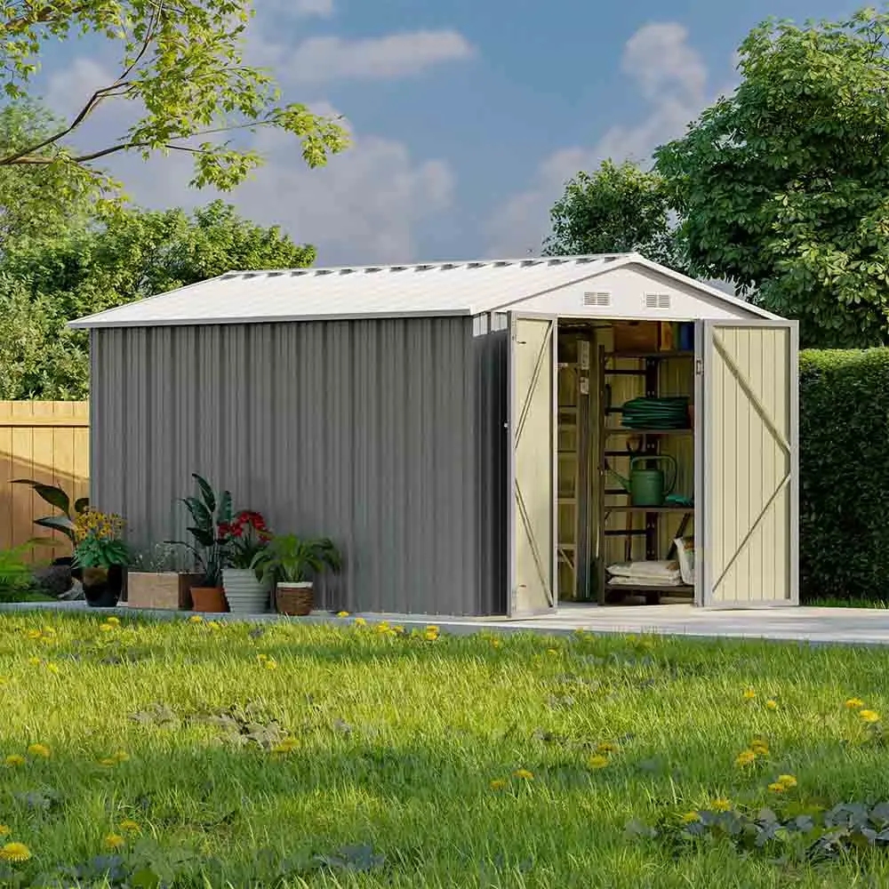 Patiowell 8x10 Metal Shed Pro