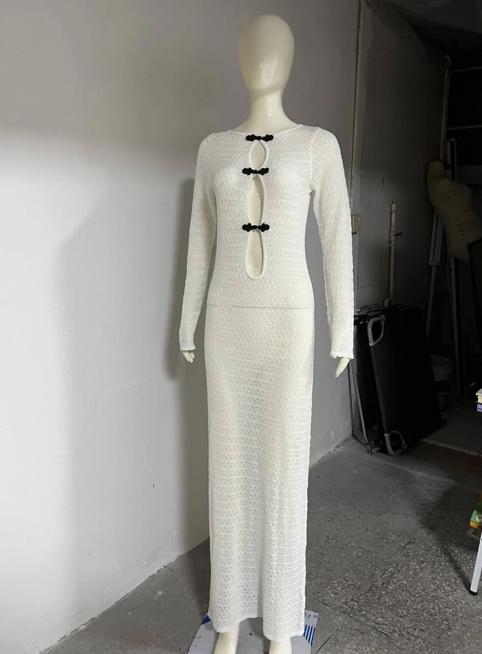 Cutout Backless Maxi DressClistos