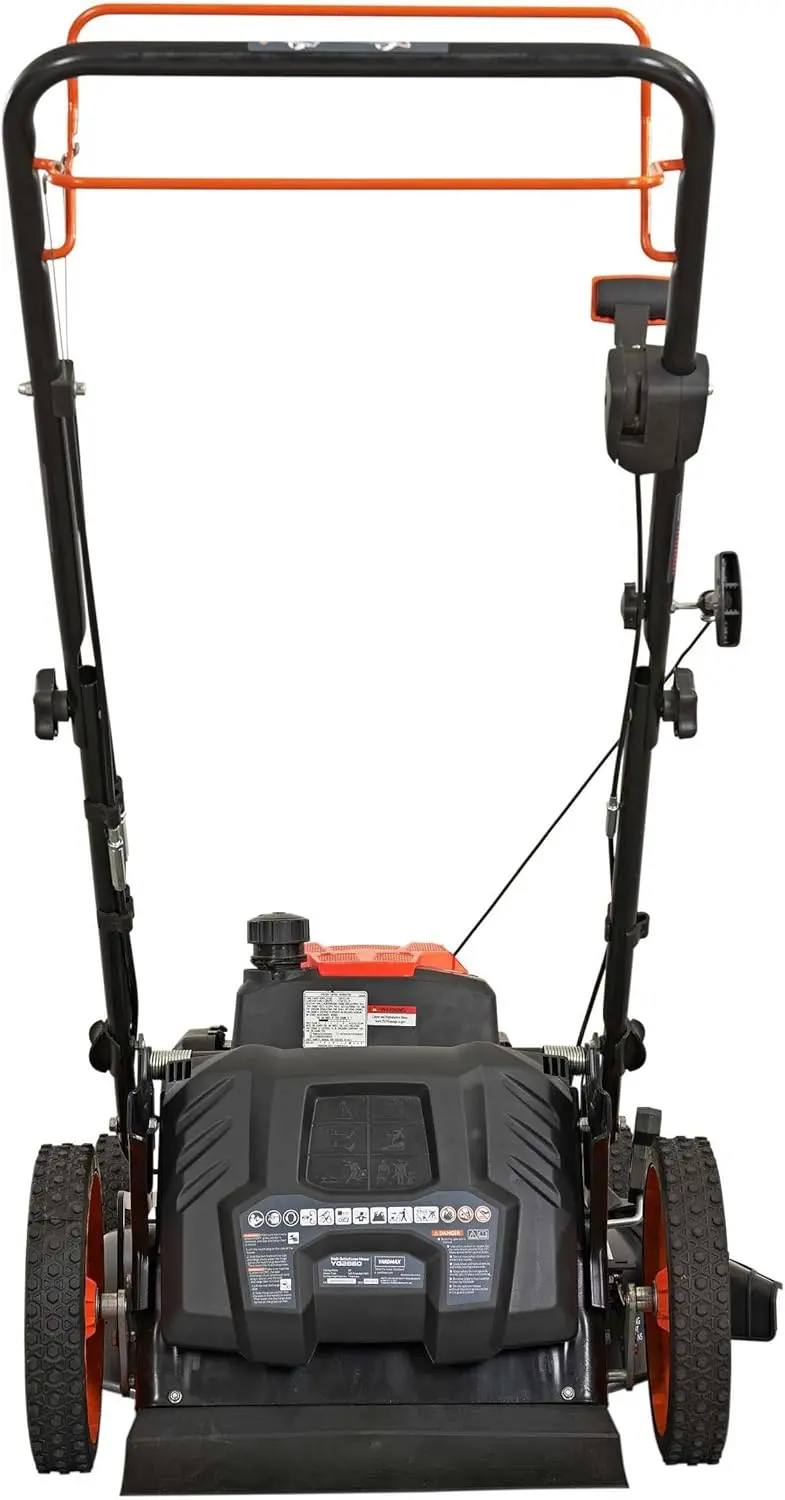 YARDMAX 22-Inch Gas Walk-Behind Mower – 201cc CVT High-Wheel FWD with 6-Speed Select PACE