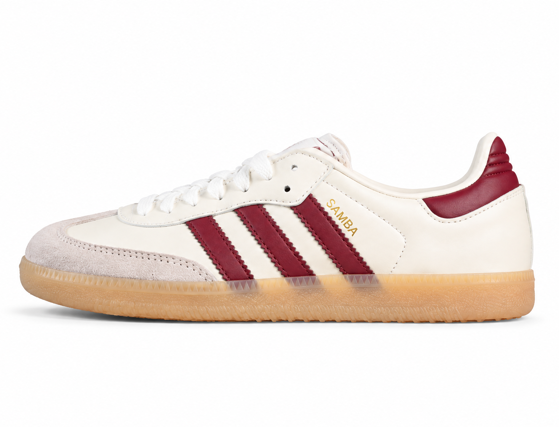 Adidas Samba Clover Casual Board Shoes Red/White JQ8554