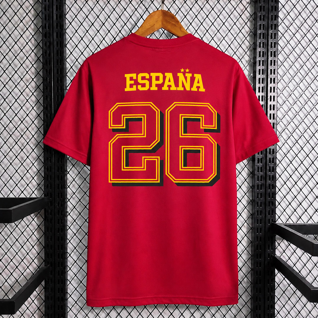 Spain 2026 Campeones T-shirt Red