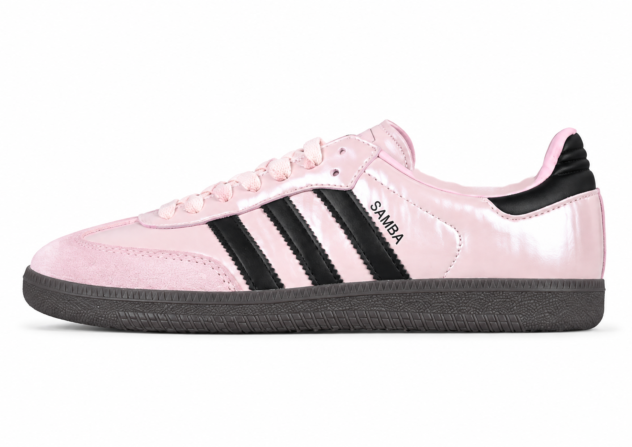 Adidas Samba Og Clover Casual Board Shoes Pink/Light Pink KJ4305