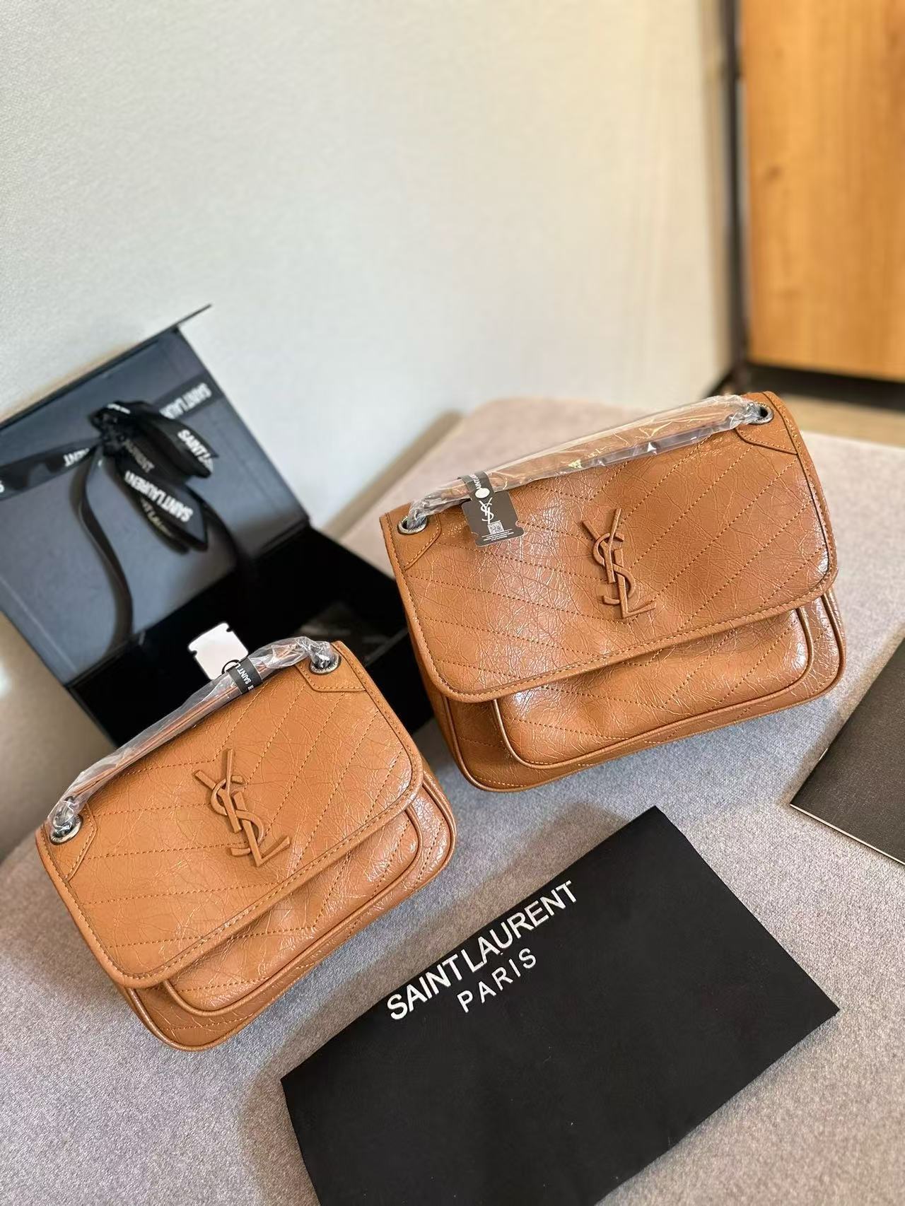 YSL Niki Monogram Logo Bag - cnluxepick