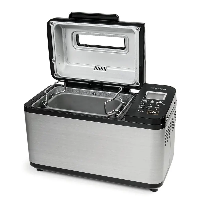 Zojirushi Home Bakery Virtuoso Plus Breadmaker – Stainless Steel Design with Advanced Programming & Artisan Bread Cycle