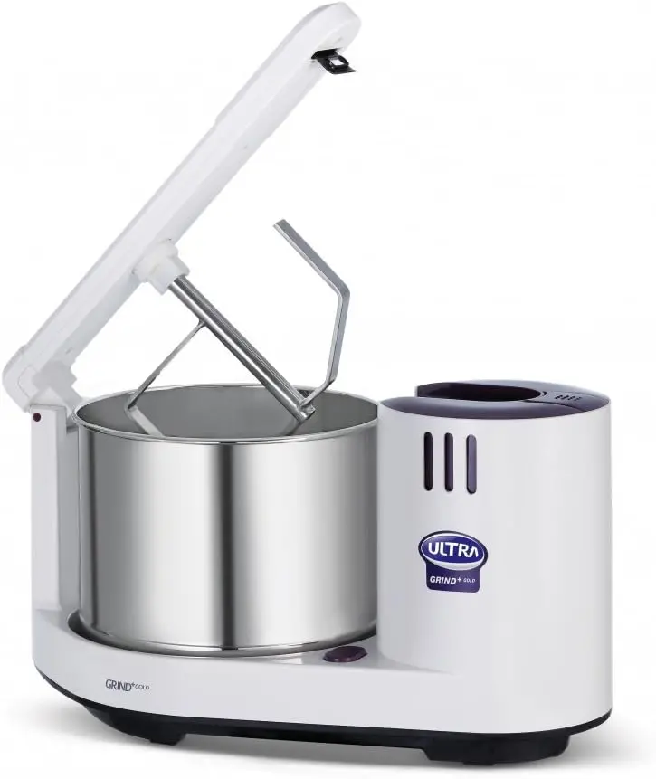 Ultra Grind+ Gold Wet Grinder – 2-Liter Atta Kneader, 110V Tabletop Model