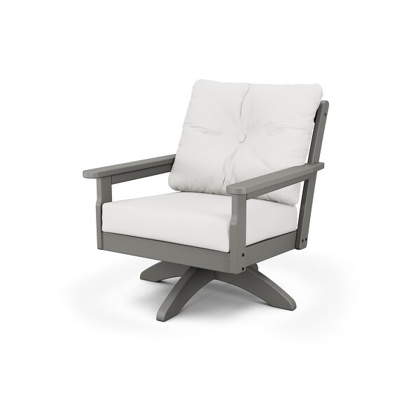 POLYWOOD Vineyard Deep Seating Swivel Chair