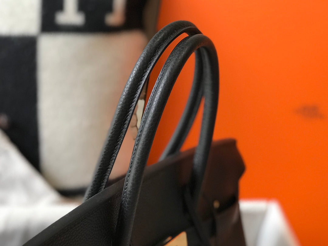Hermes Birkin 30Cm Black Togo Leather Gold Hardware