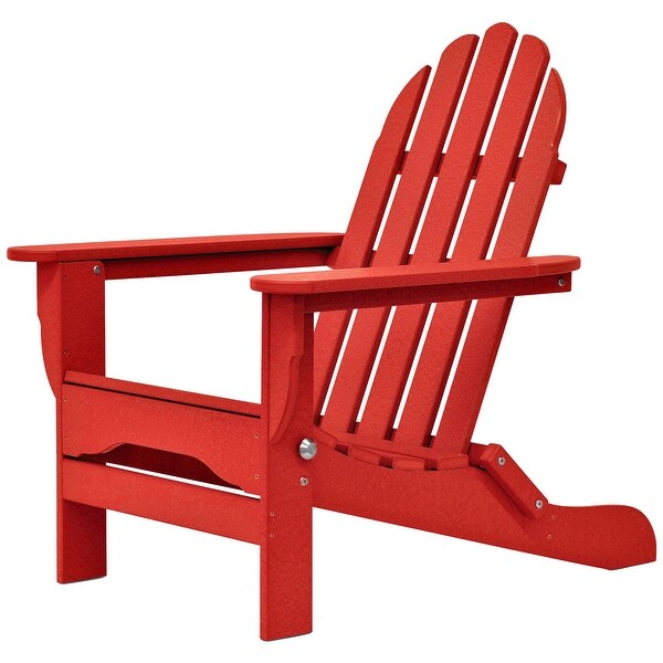 Nelson Recycled Plastic Folding Adirondack Chair by Havenside Home