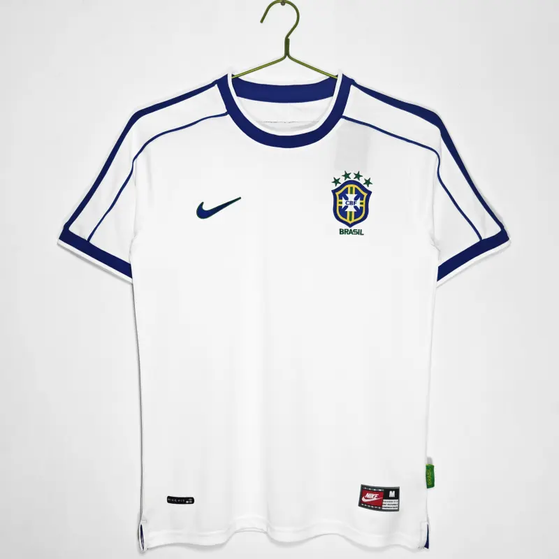 Brazil 1998 White Jersey S-XXL